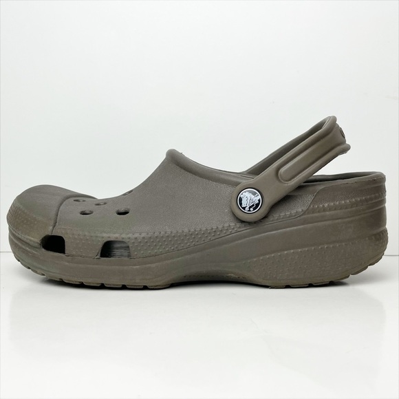 CROCS Classic Clogs brown Men’s 8 9 Women’s 10 11 lightweight shoes unisex comfy - Picture 5 of 10